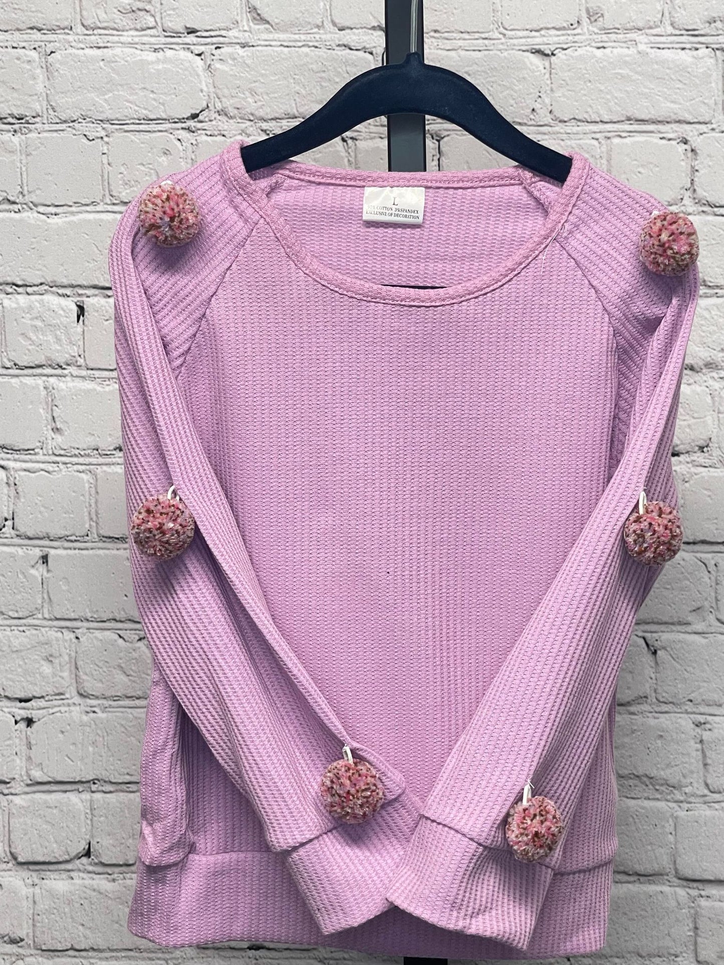 Clearance Girls knit top - Purple