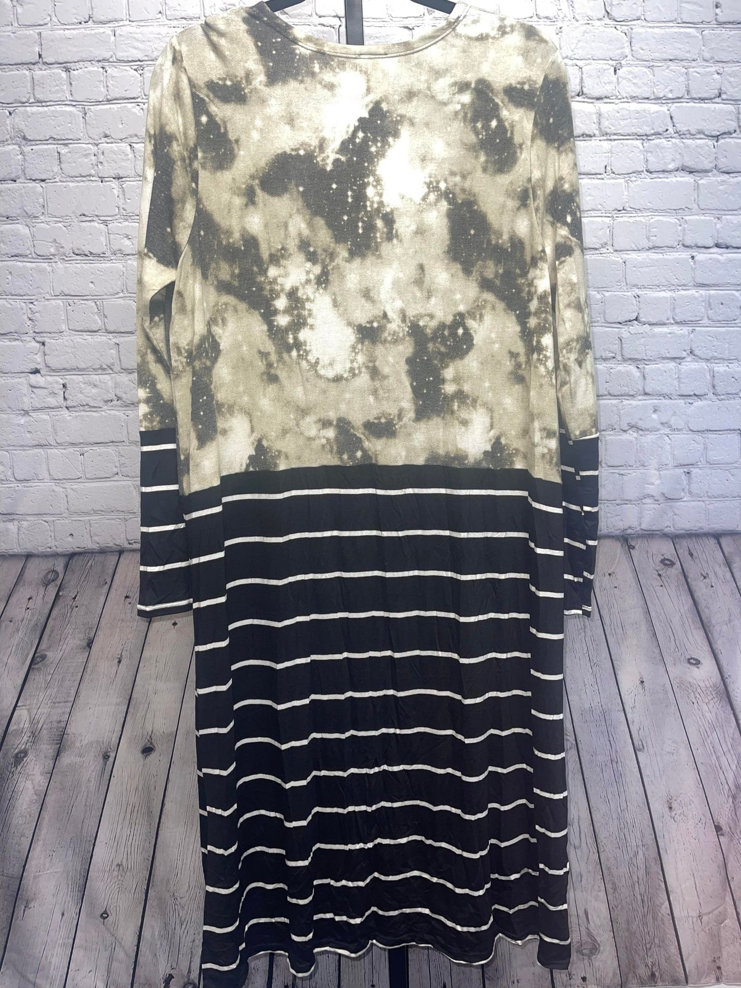 Open front color block cardigan