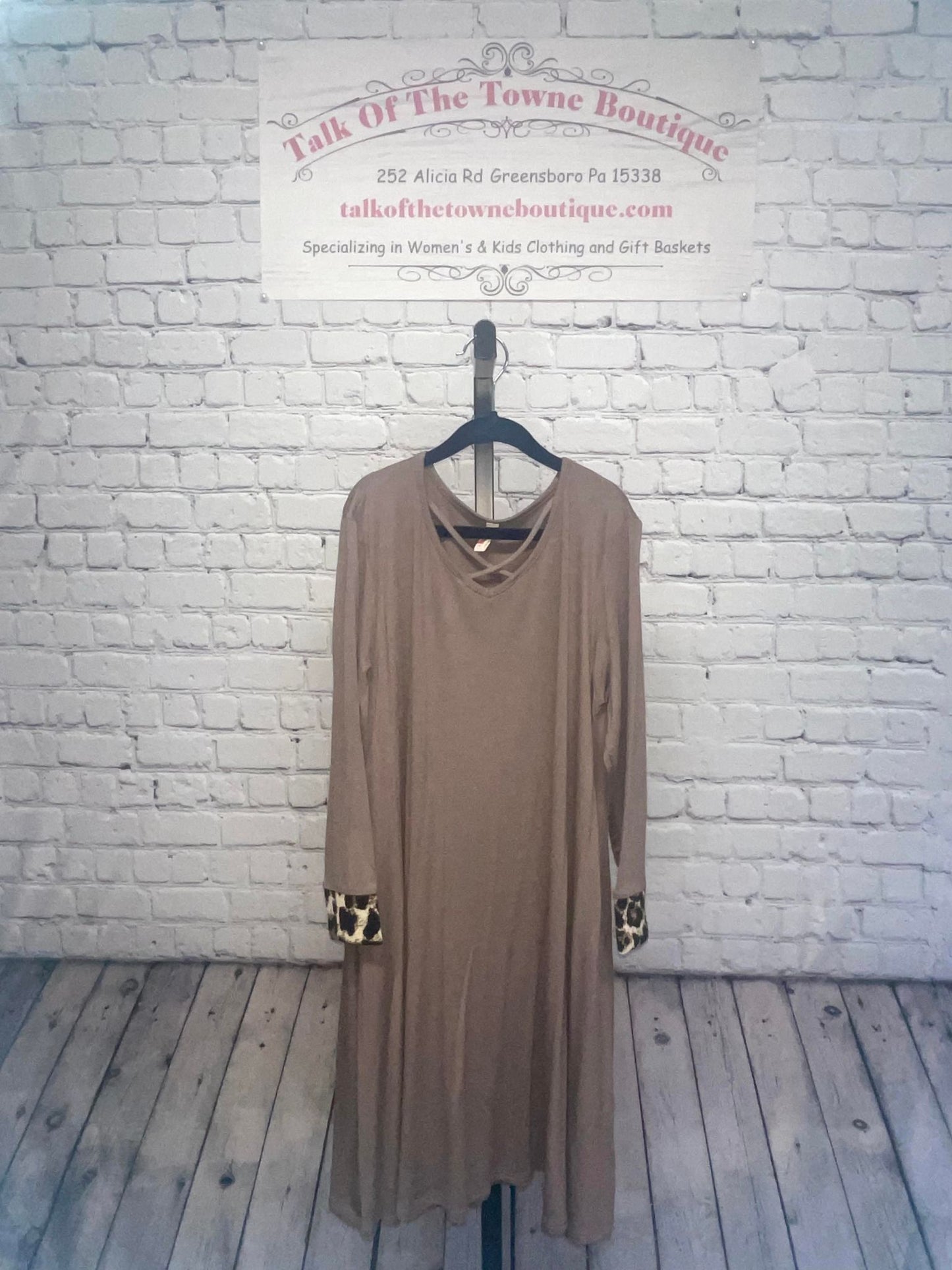 Kids Dress - Mocha/Lep