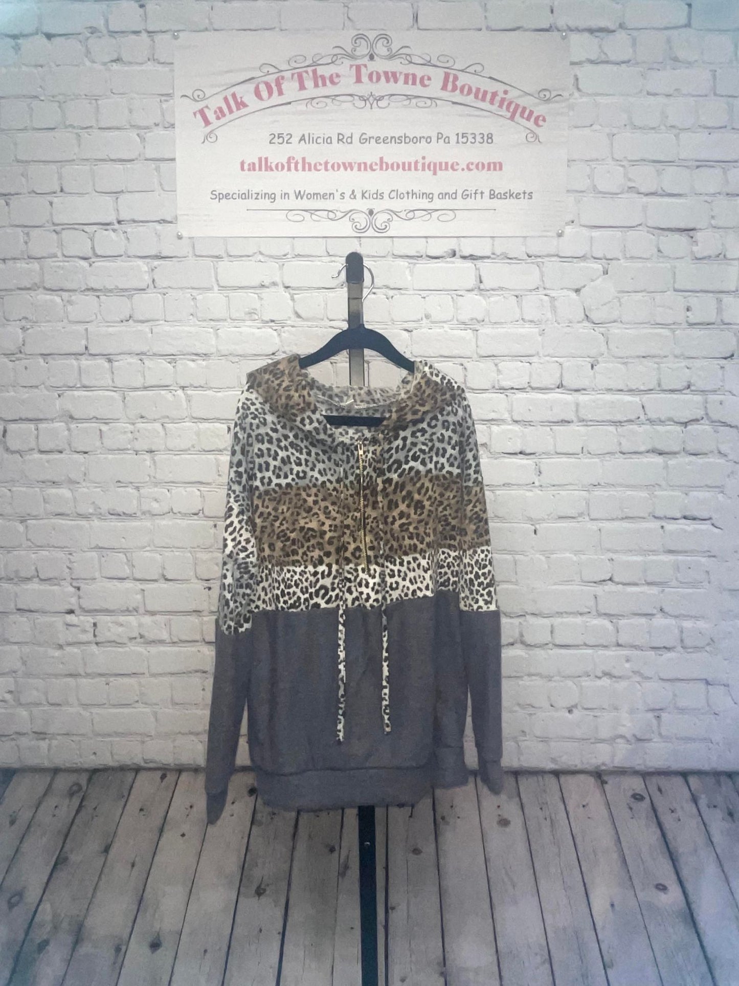 Kids Pullover - Leopard