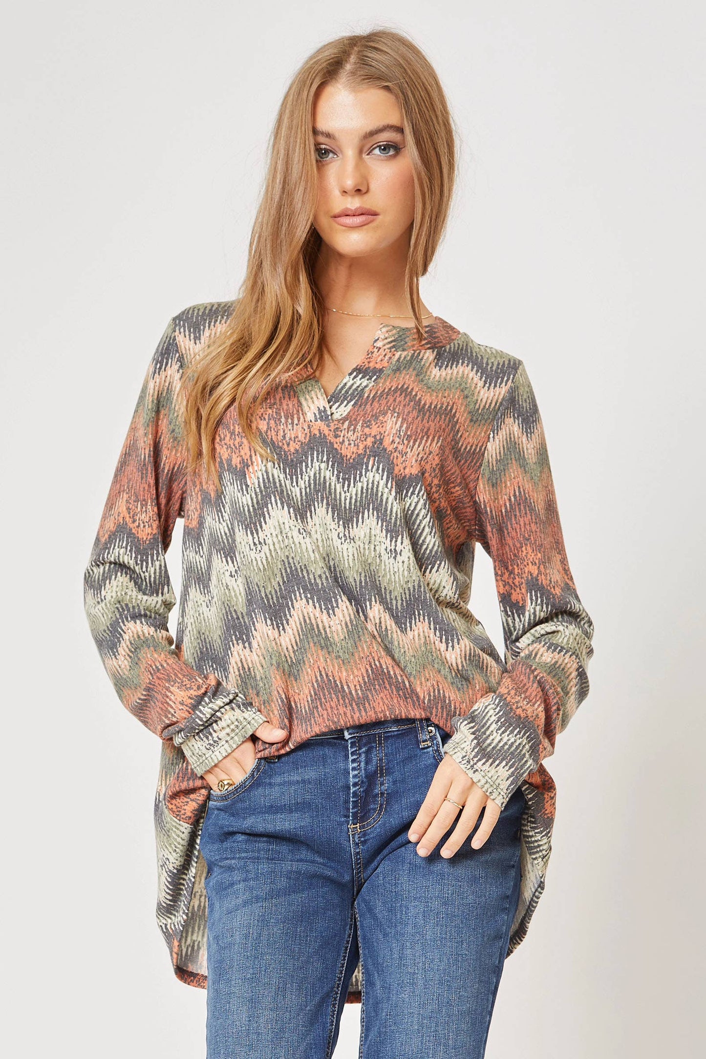 Non-sheer Knit top