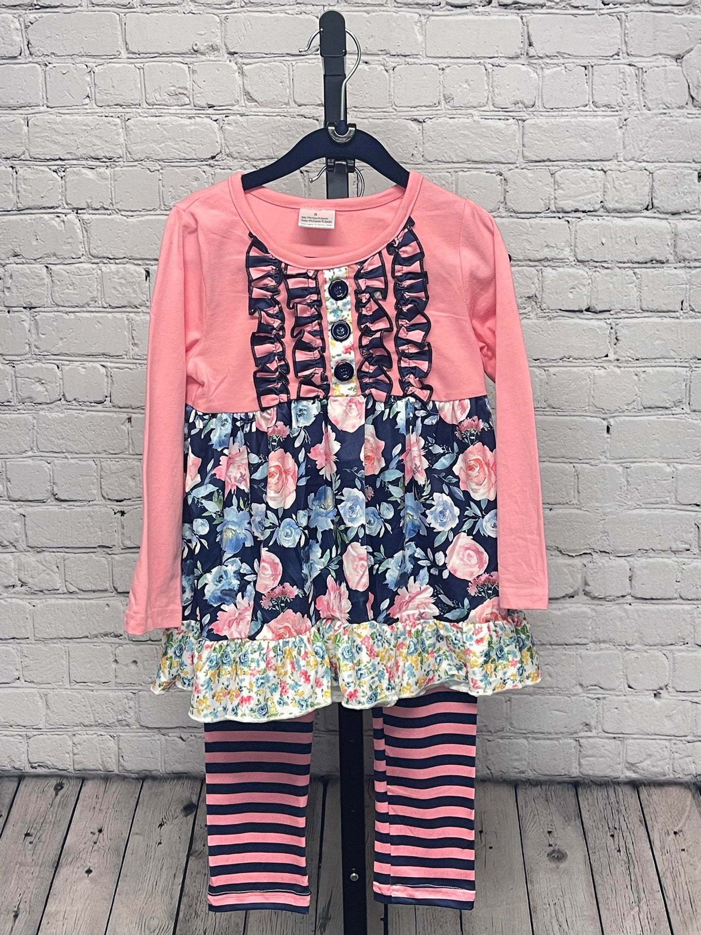 Clearance 2 Piece set - Pink Floral
