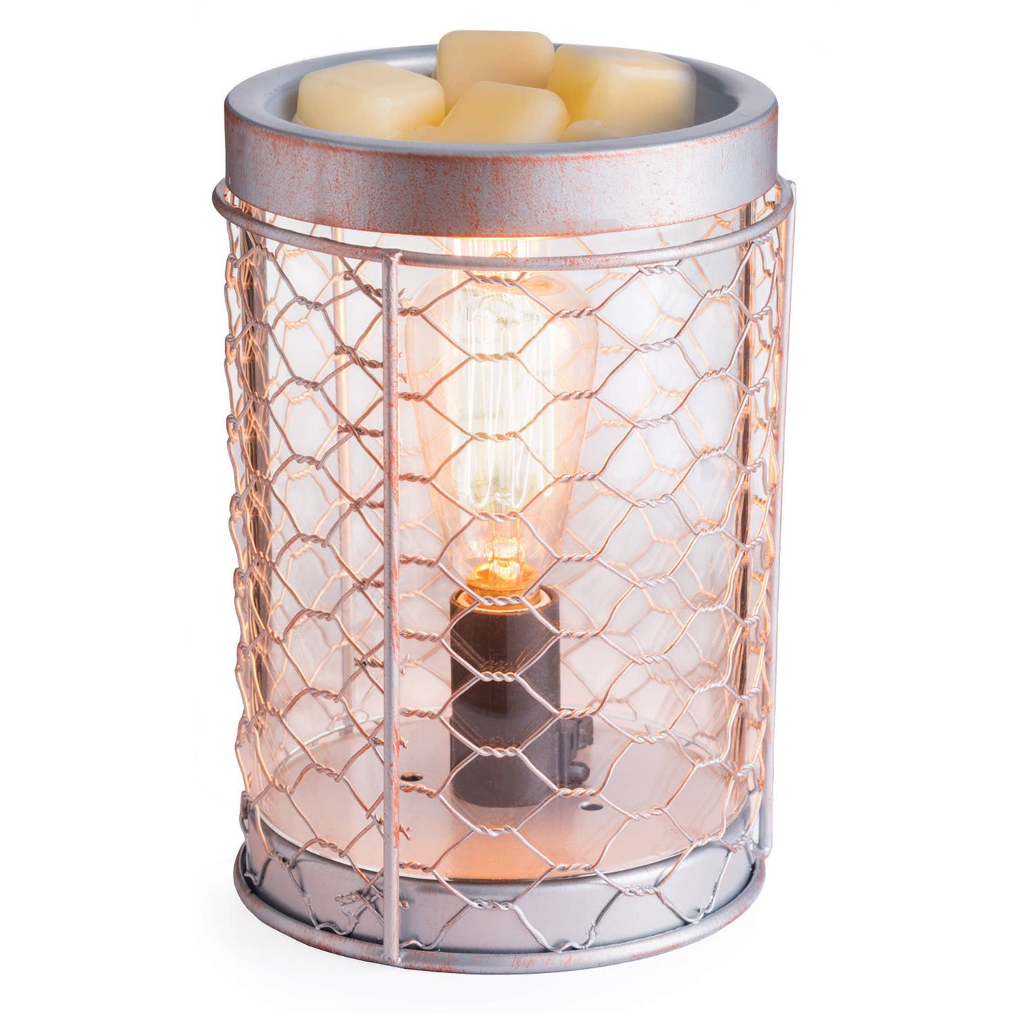 Vintage Bulb Illumination Warmers: Chicken Wire