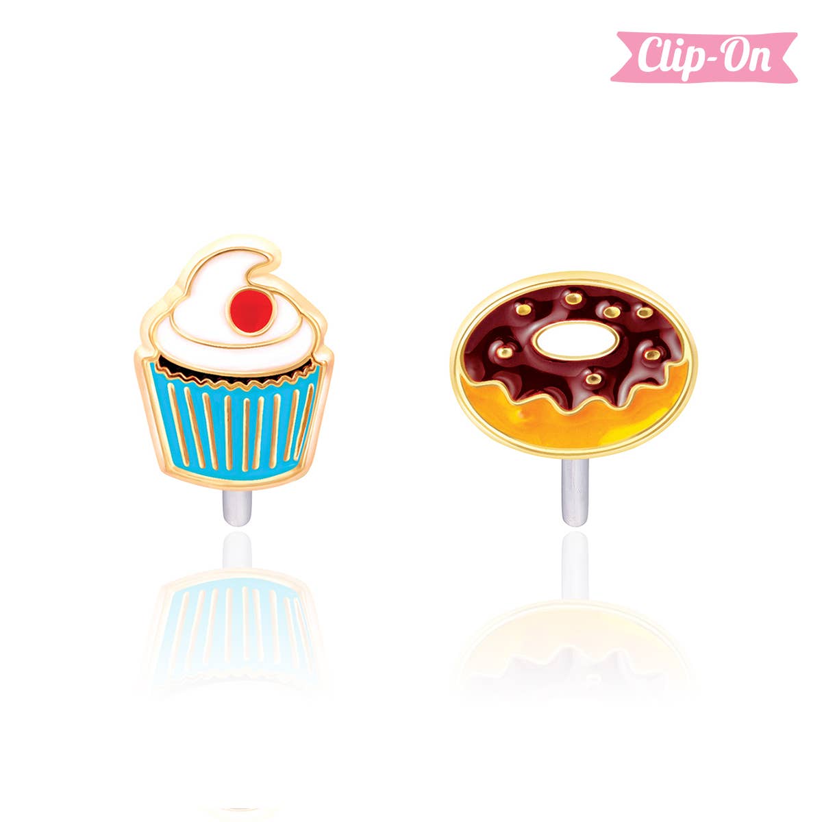Girl Nation - "The Perfect Pair"- Sugar Rush Clip-On Earrings