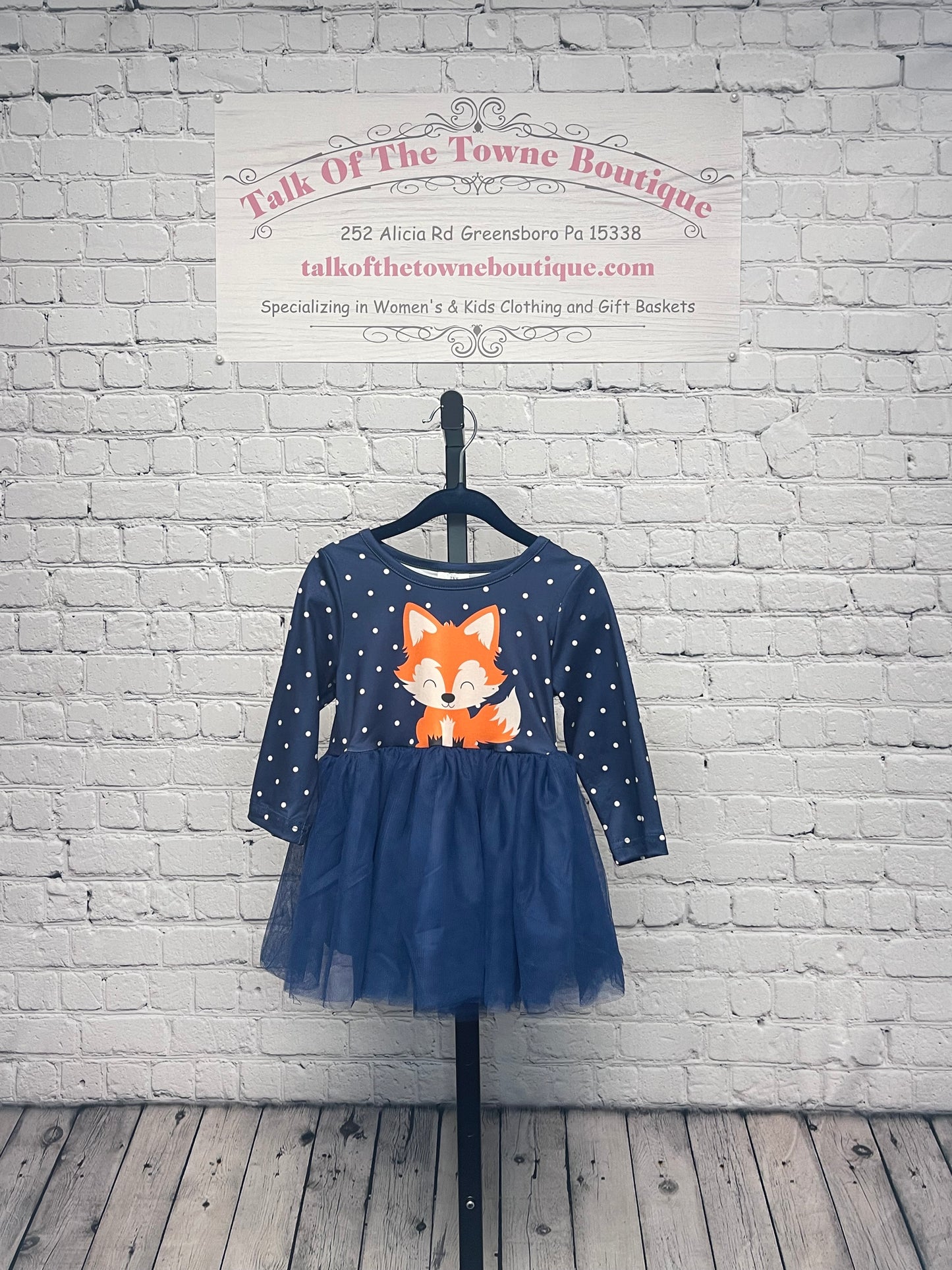 Clearance Kids Dress - Blue