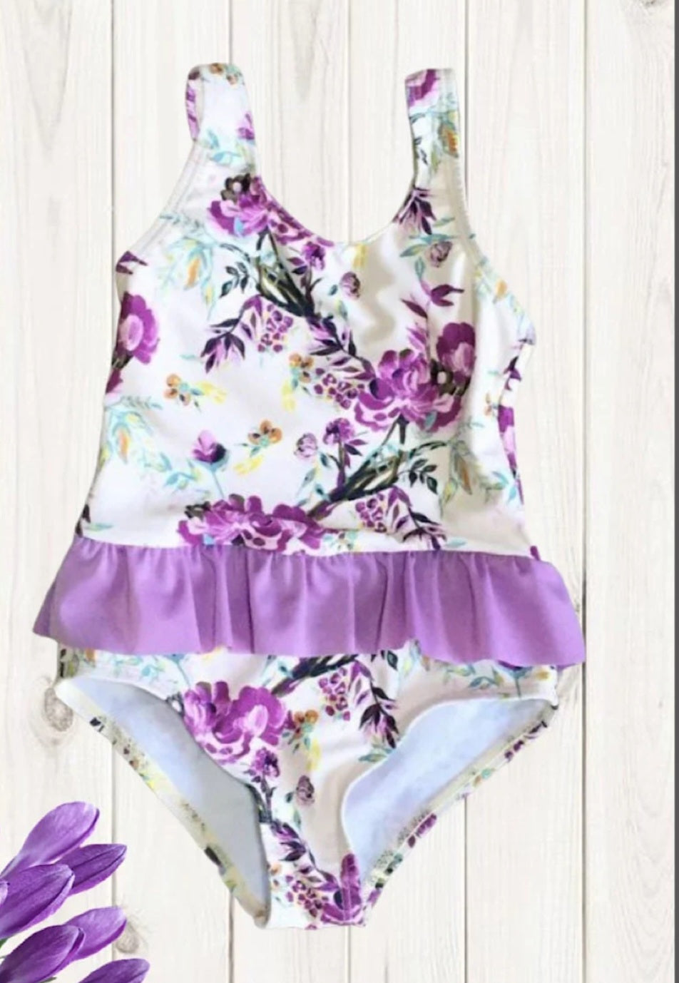 Ivy Floral Printed Swim Set