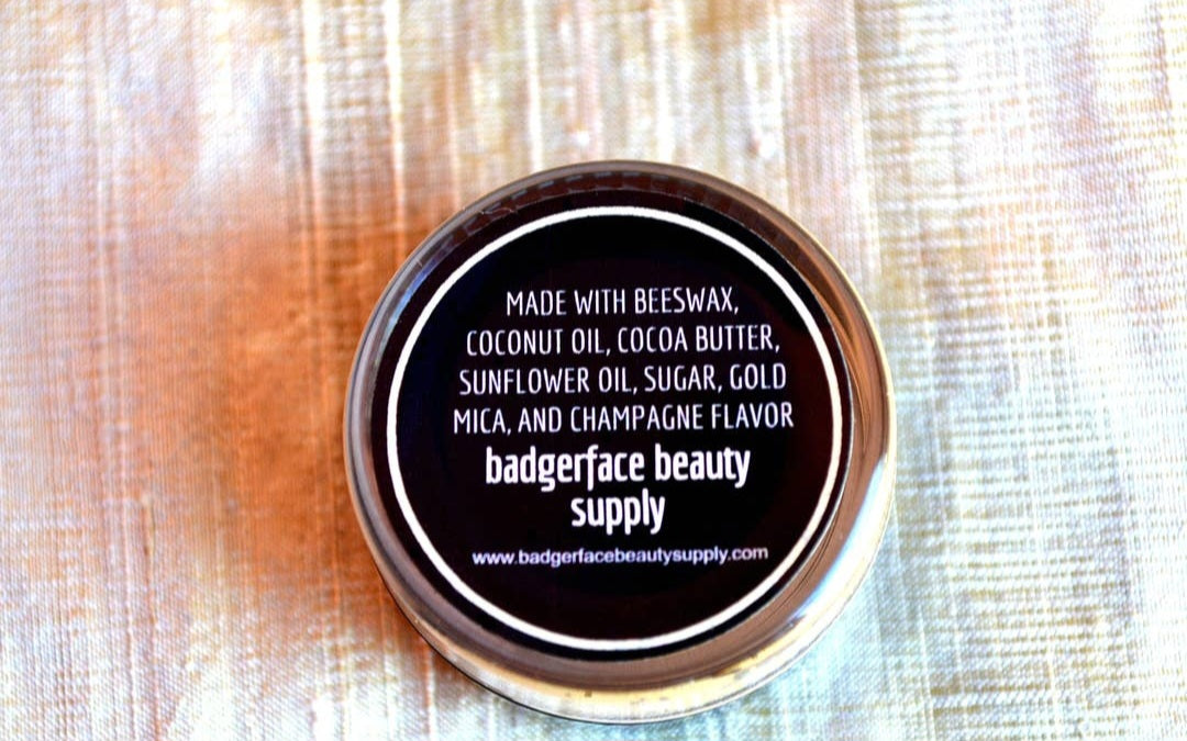 Badgerface Beauty Products Lip Scrub