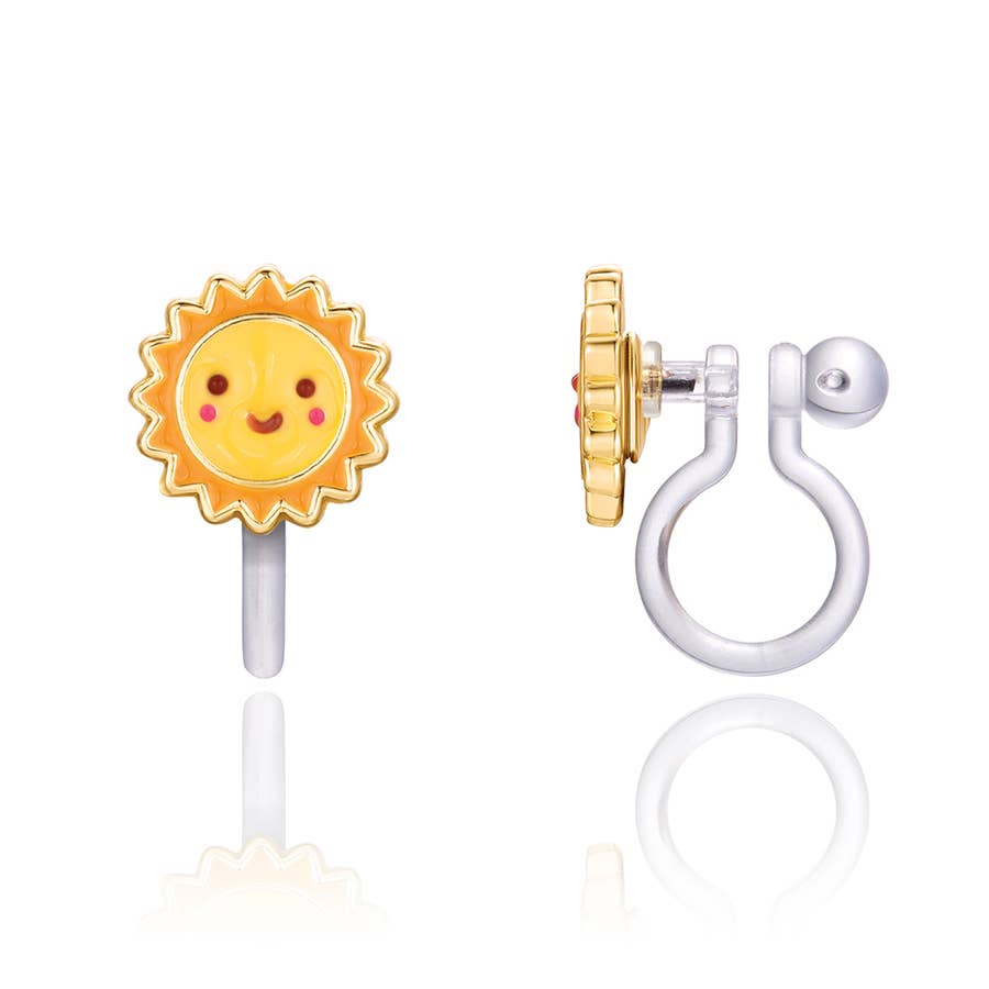 Girl Nation - CLIP ON Cutie Earrings- Sunny Day