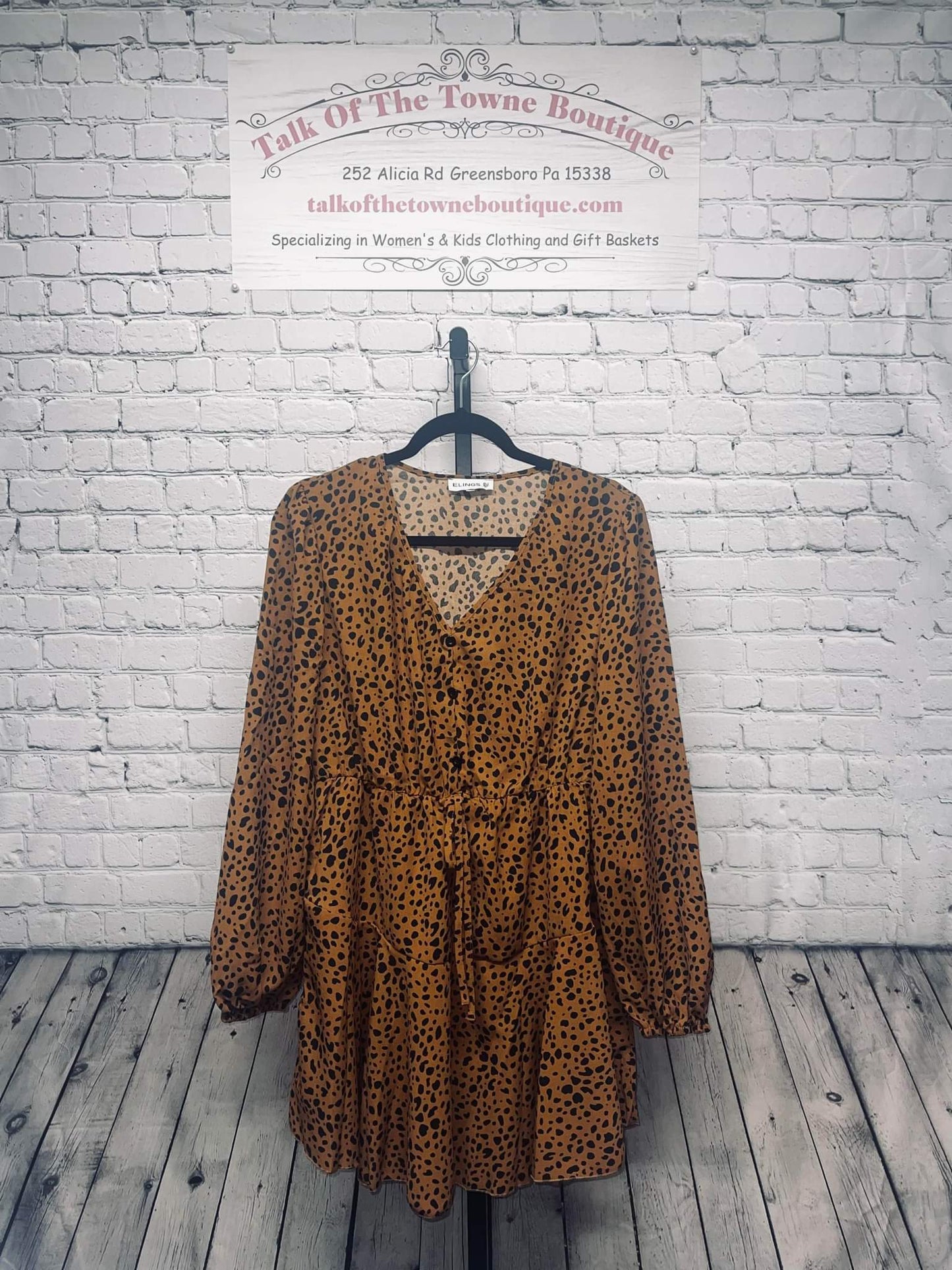 WOMEN'S LONG SLEEVE DRESS