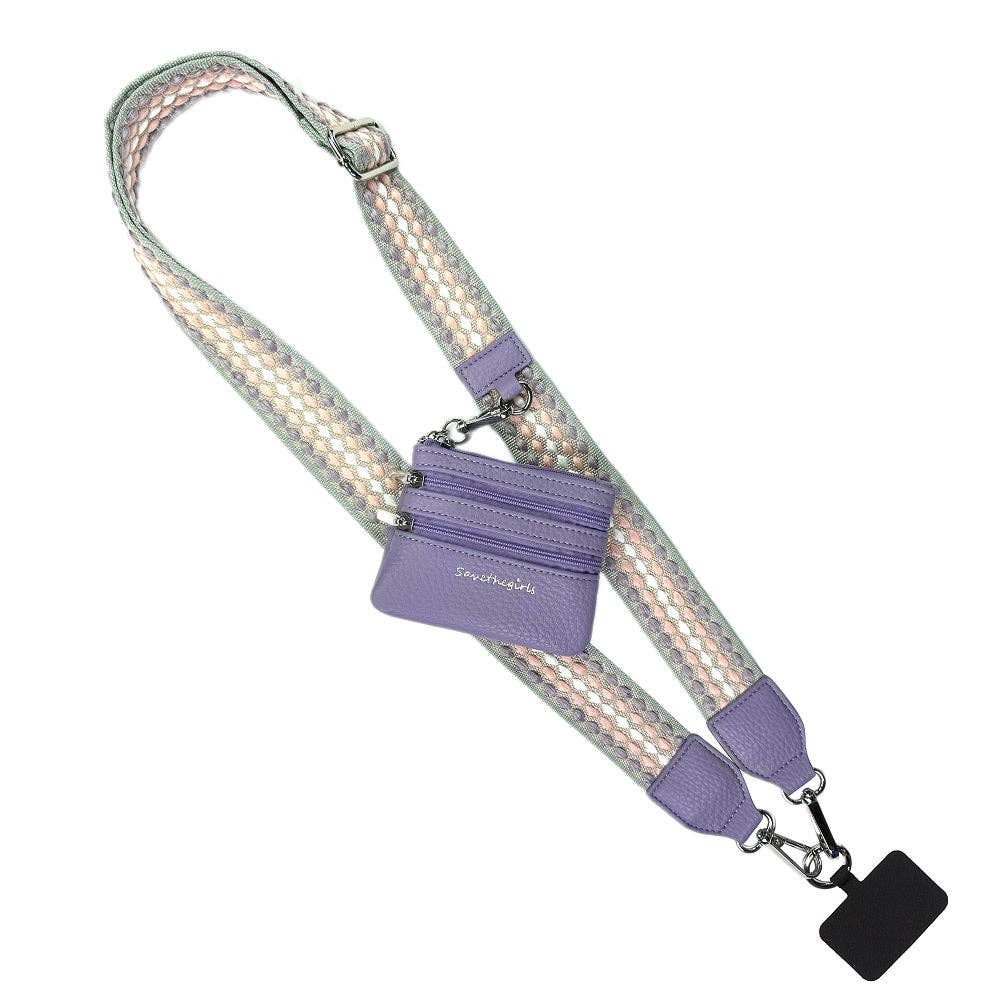 Save The Girls - Clip & Go Strap w/Zippered Pouch Fun Dots