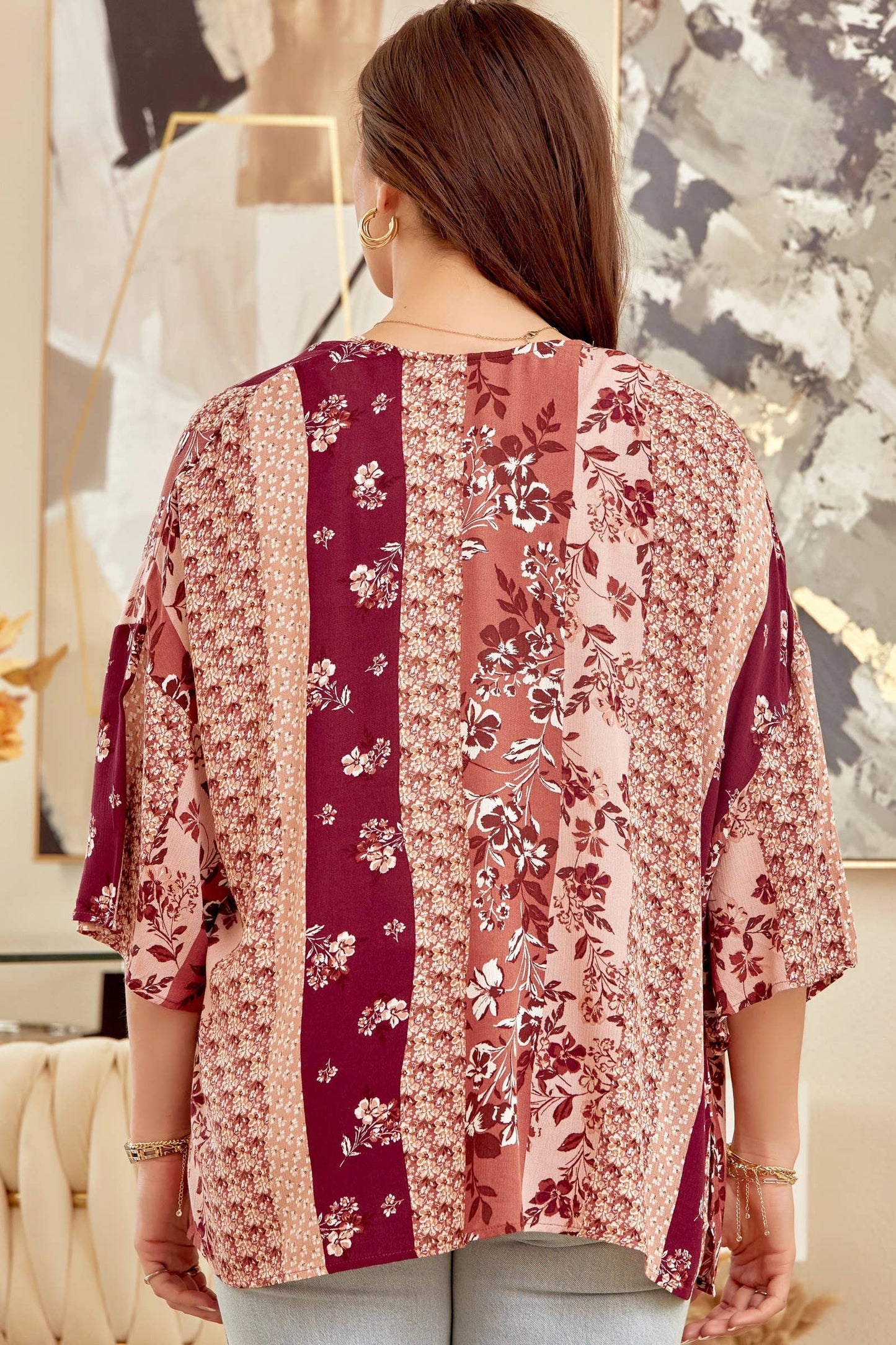 Flowy Open Front Kimono