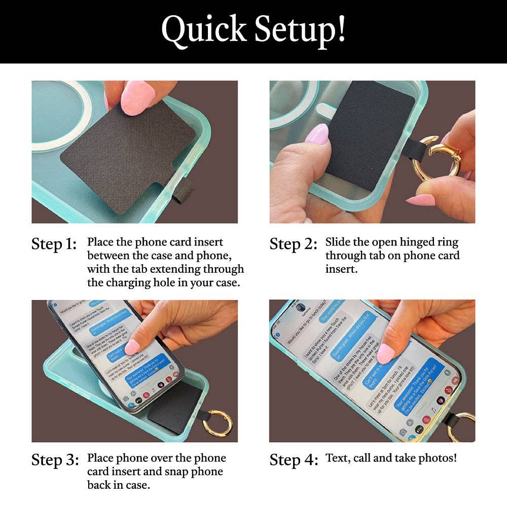 Save The Girls - Clip & Go Strap w/Zippered Pouch Fun Dots
