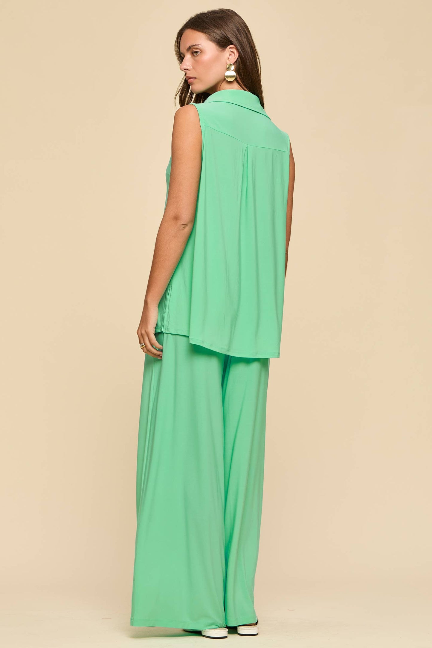 2-Piece Tank + Relaxed Pants Resort Wear Set