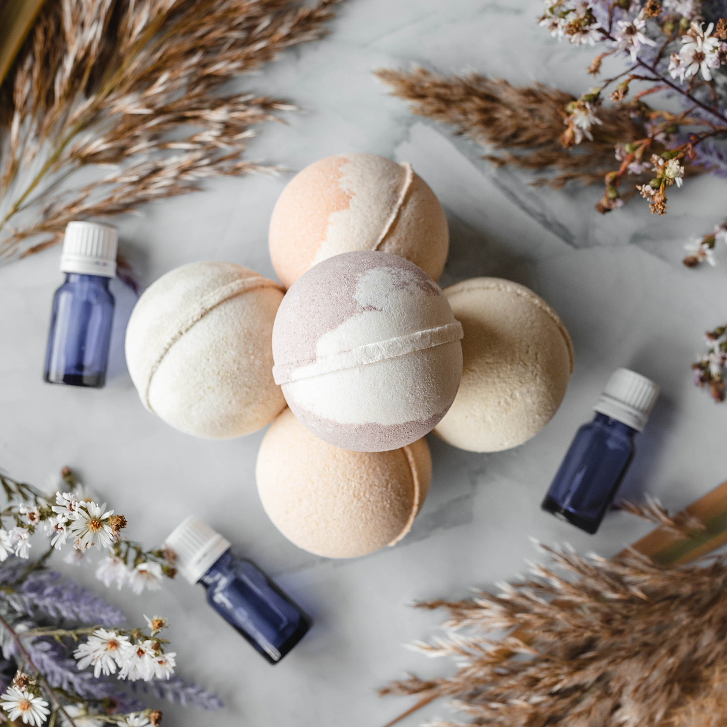 Luxiny Products - Luxurious Bath and Body - Bath Bombs | Rosemary Lavender | Essential Oils | Natural