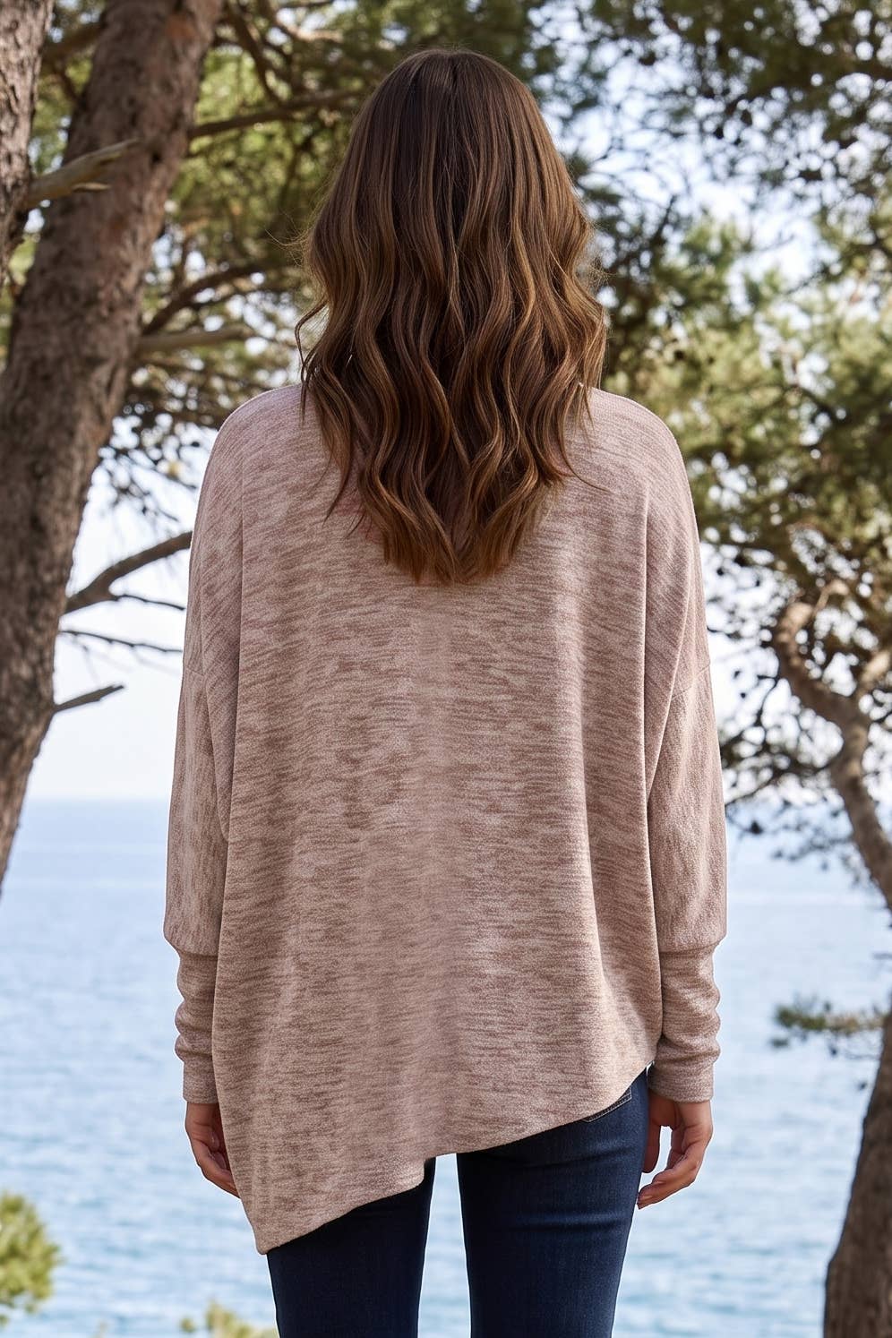 2-Way Cowl Neck or One-Shoulder Asymmetrical Top