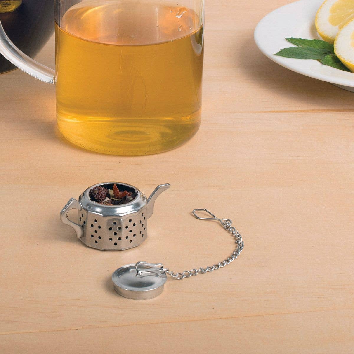 HIC - Harold Import Co. - HIC Kitchen Teapot With Caddy Tea Infuser