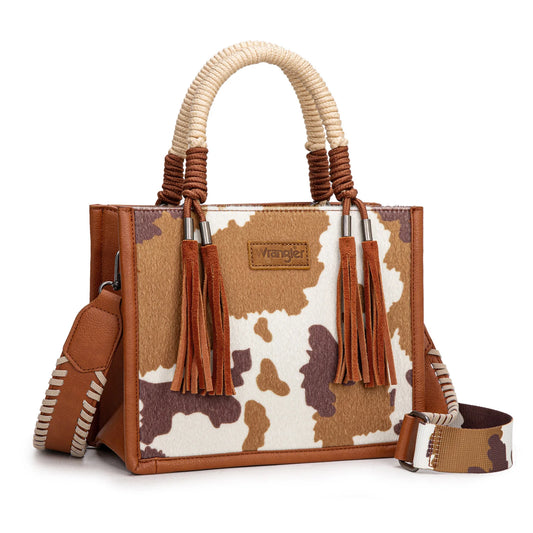 Wrangler Cow Print Tote/Crossbody