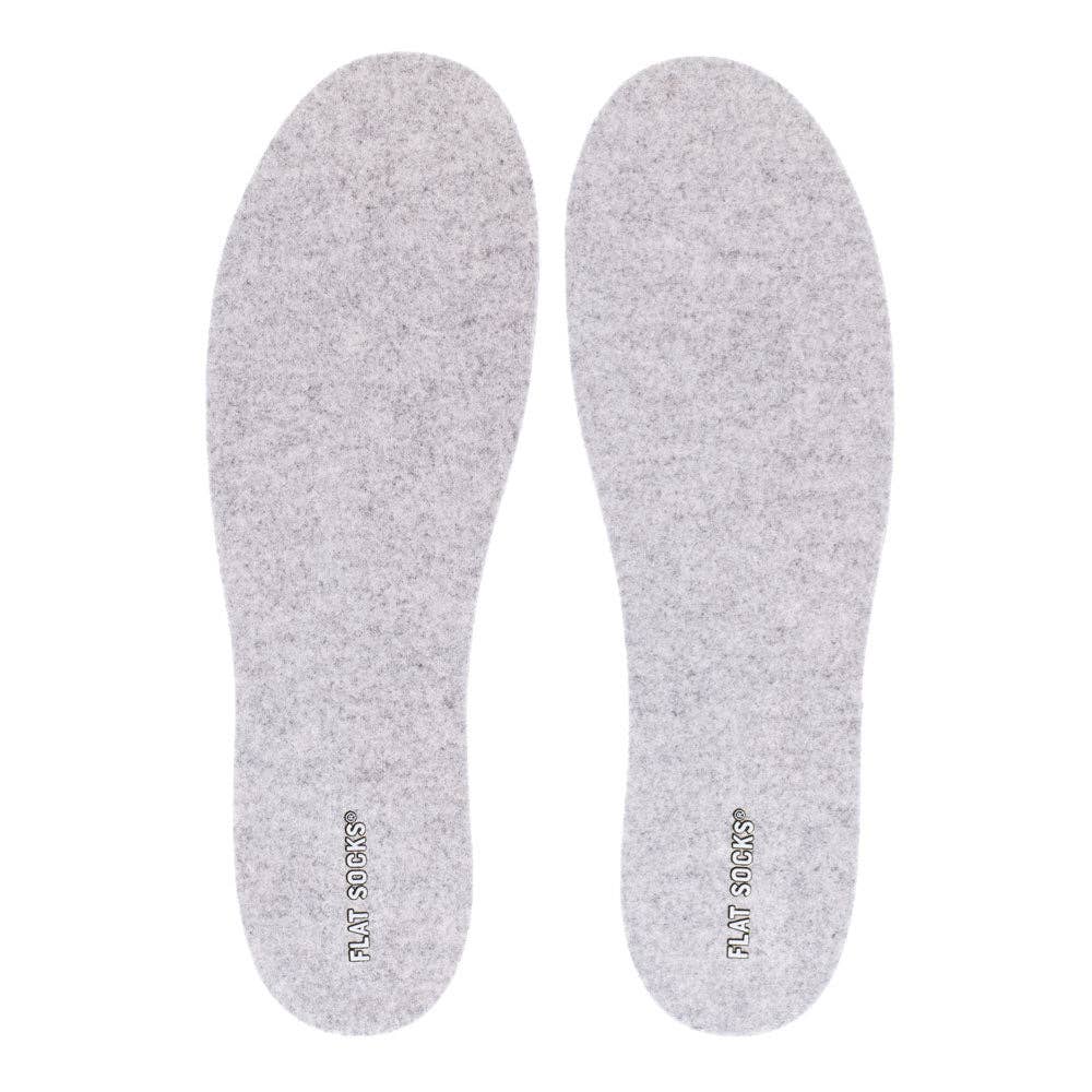 FLAT SOCKS - Light Heather Grey FLAT SOCKS