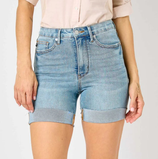 Judy Blue High Waist Tummy Control Denim Shorts 150205 Reg