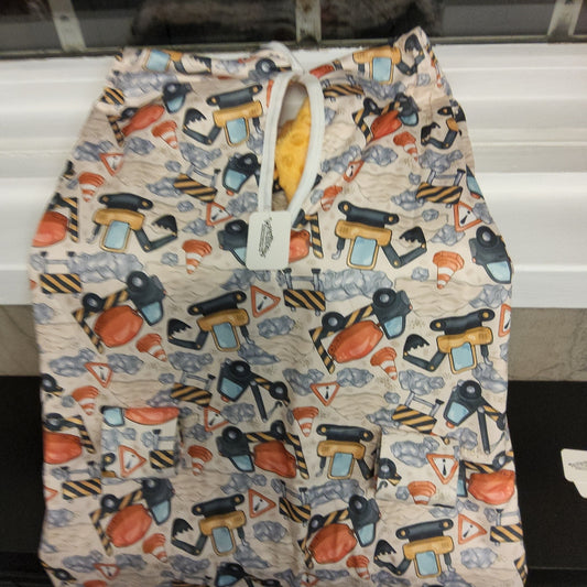 Construction Zone Printed Car Seat Cover