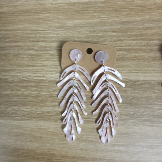 Feather Acrylic Earrings