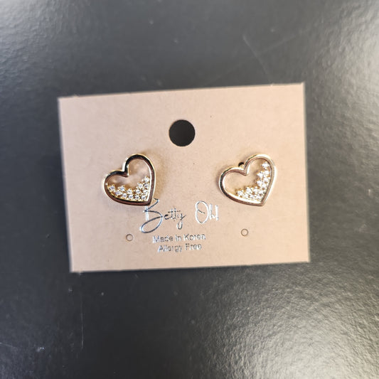 Heart Diamond Earrings