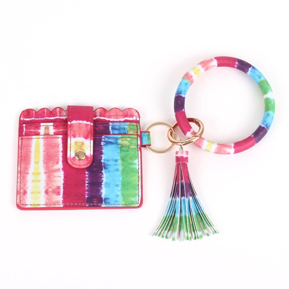 Bangle/Key-Chain/Wallet w/ ID Wind: Feather