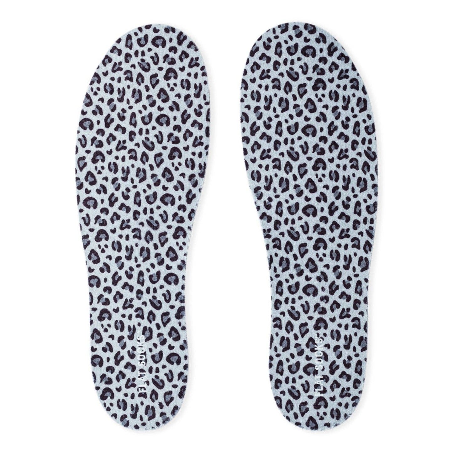 FLAT SOCKS - Snow Leopard Print FLAT SOCKS