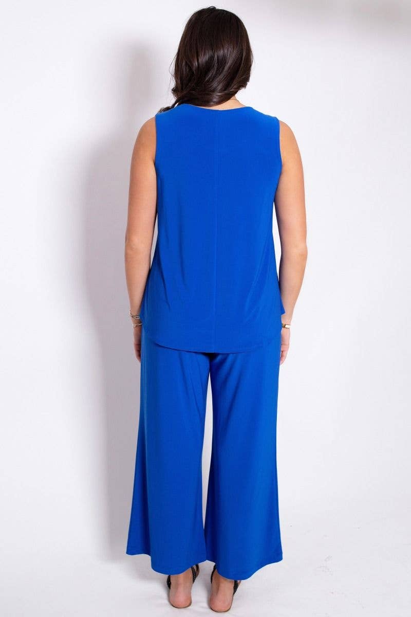 Breezy Solid Summer Two-Piece Set