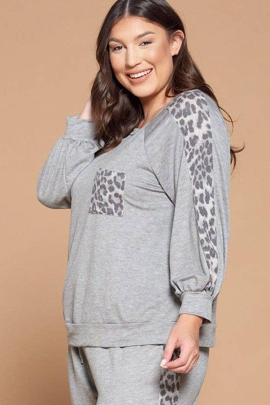 Plus Size French Terry Pullover