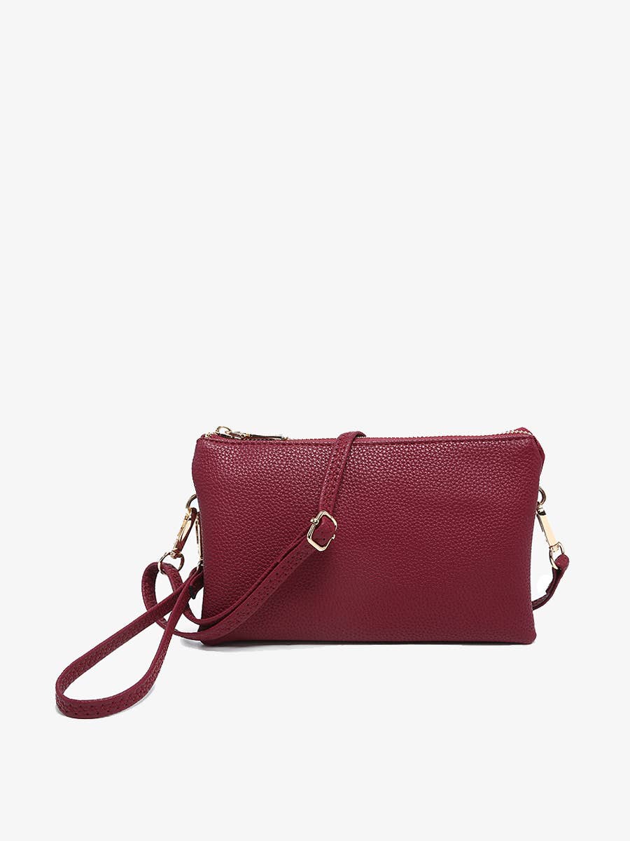 Riley Monogrammable 3 Compartment Crossbody/Wristlet