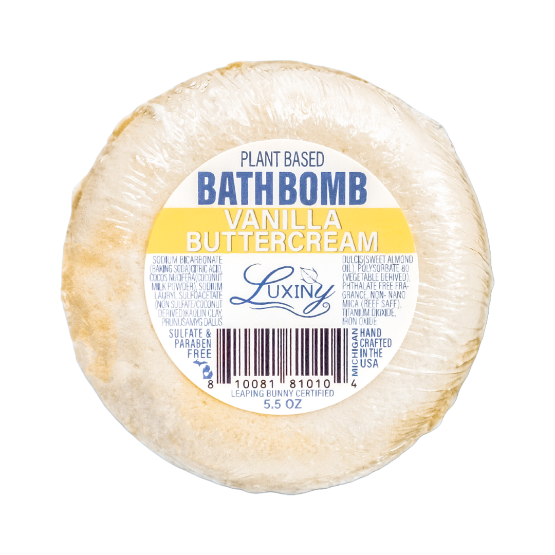 Luxiny Products - Luxurious Bath and Body - Bath Bomb | Donut Shaped Bath Bomb | Vanilla Buttercream