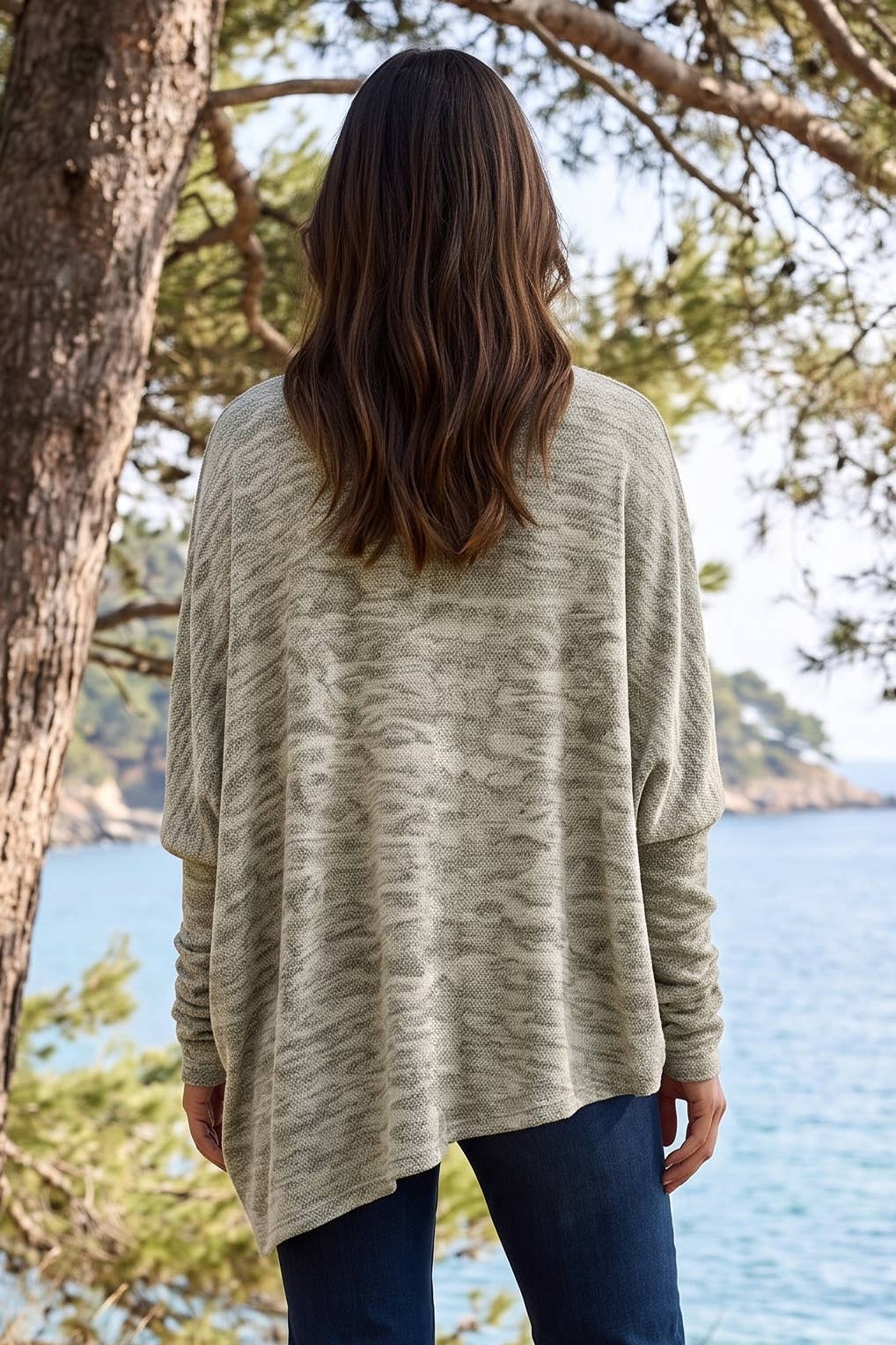 2-Way Cowl Neck or One-Shoulder Asymmetrical Top