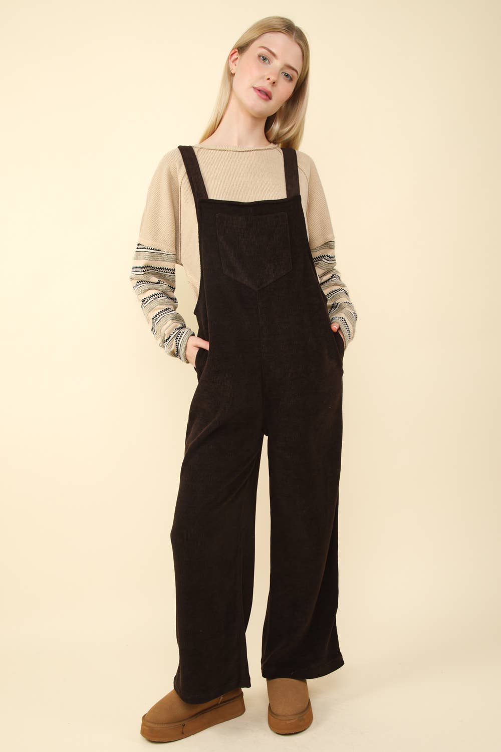 Corduroy Overall Jumpsuit