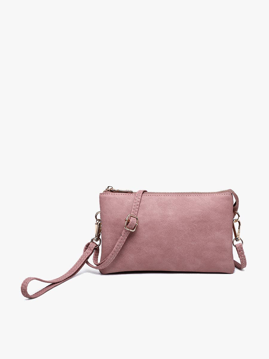 Riley Monogrammable 3 Compartment Crossbody/Wristlet