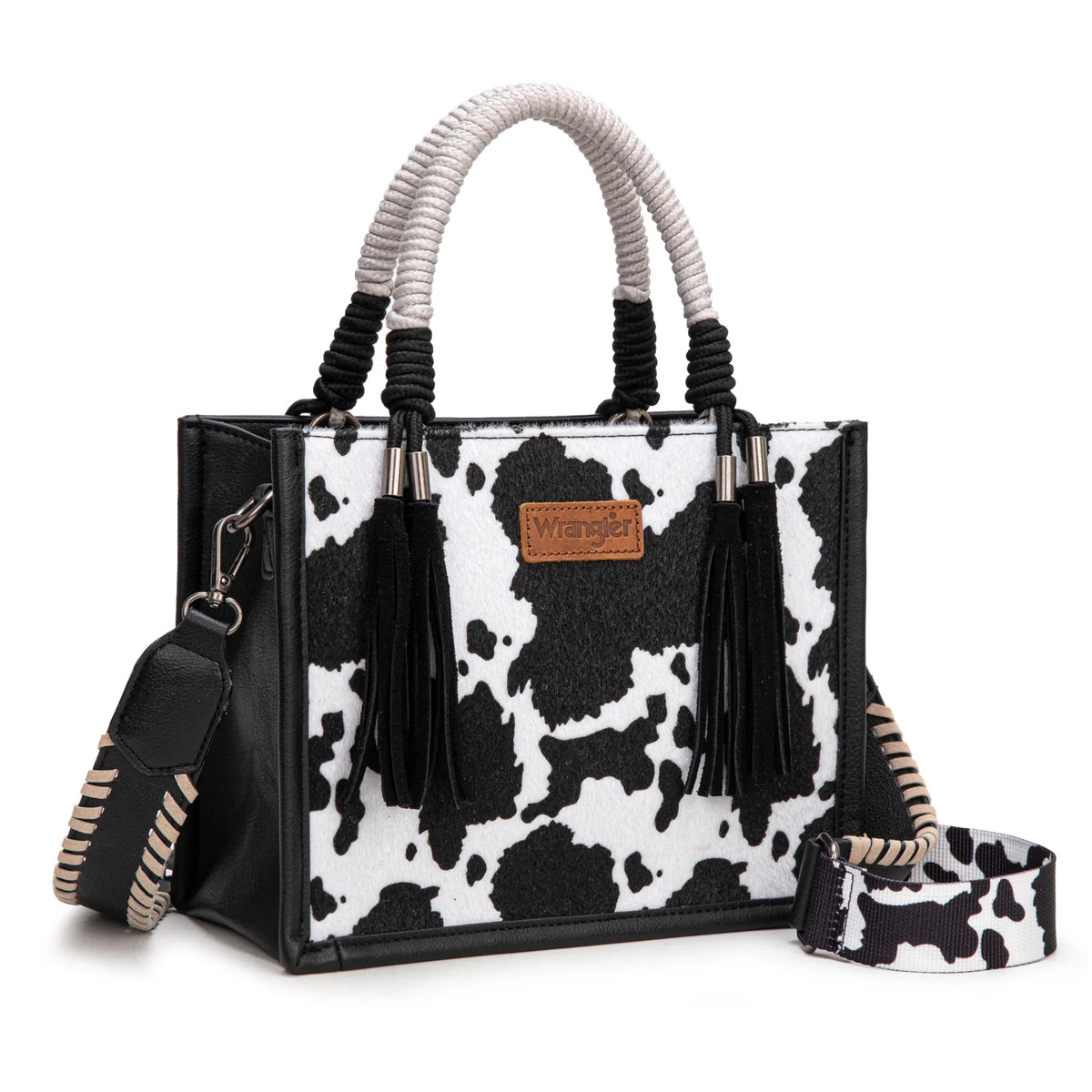 Wrangler Cow Print Tote/Crossbody