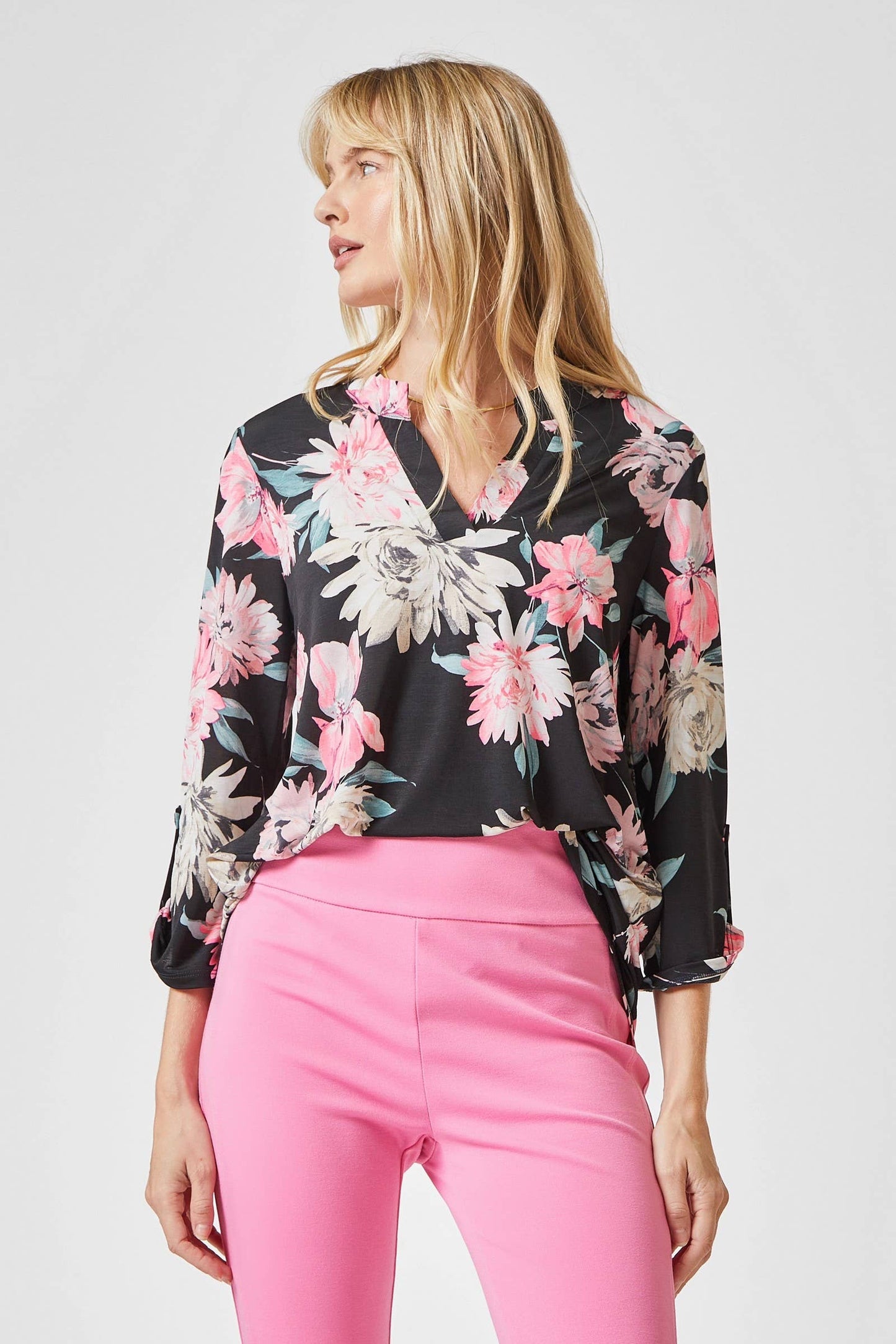 3/4 Sleeve Printed LIZZY Top