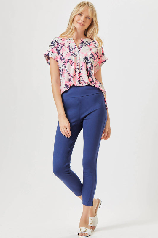 Dear Scarlett - Lizzy Dolman Printed Wrinkle Free Top