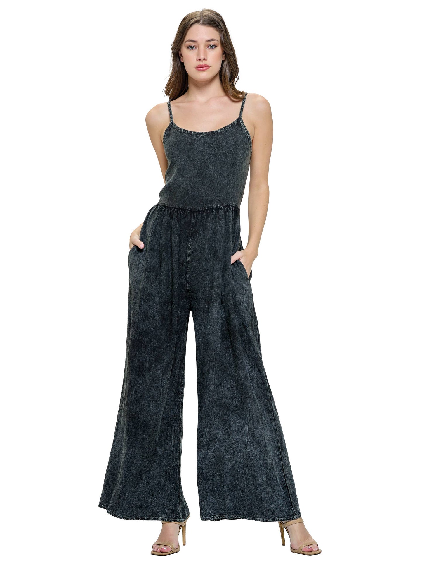 Jumpsuit Distressed Vintage Wash