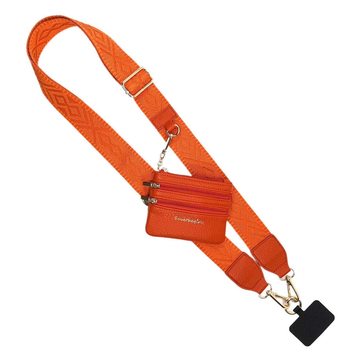Save The Girls - Clip & Go Strap with Zippered Pouch