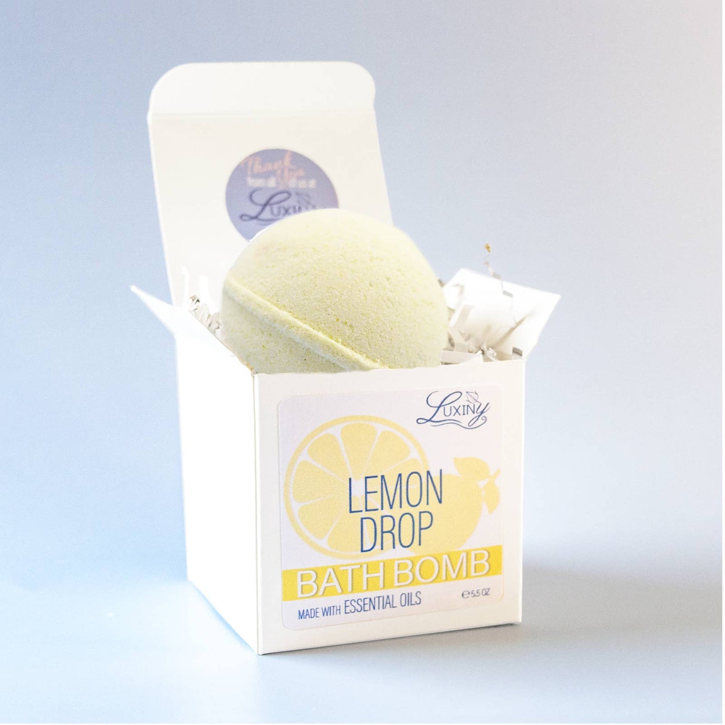 Luxiny Products - Luxurious Bath and Body - Bath Bombs | Lemon Drop | Essential Oils | eco-friendly