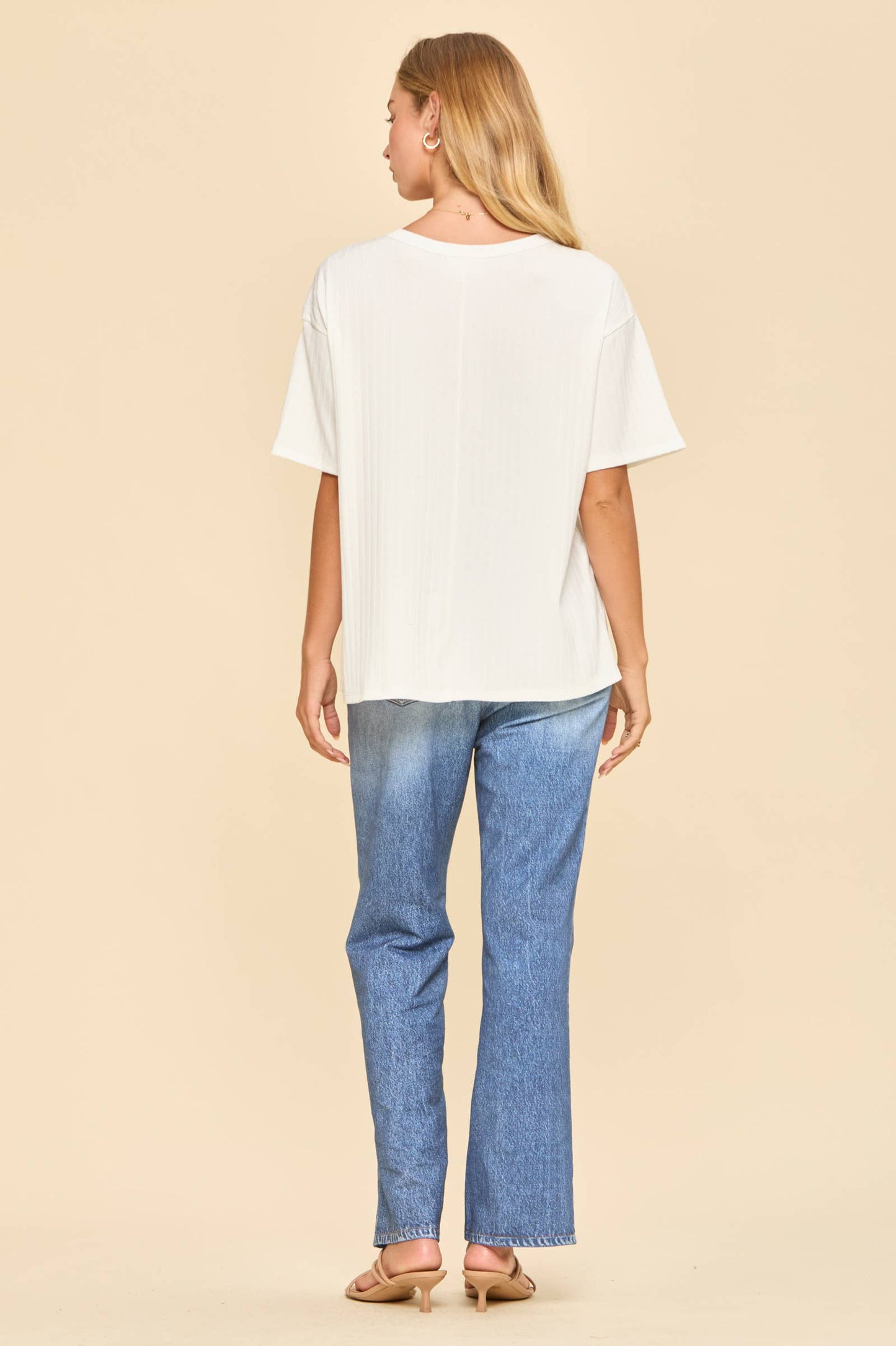 Boyfriend Ribbed Knit Top