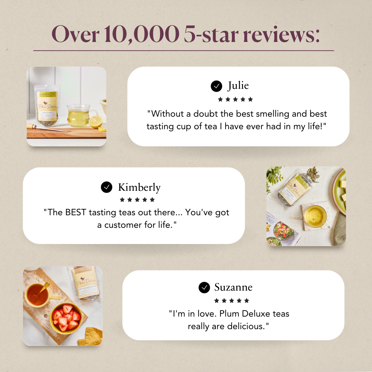 Plum Deluxe Tea - Vanilla Latte Cardamom Creme Black Loose Leaf Tea