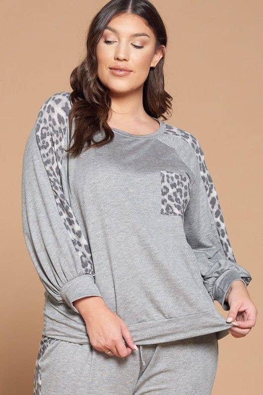 Plus Size French Terry Pullover