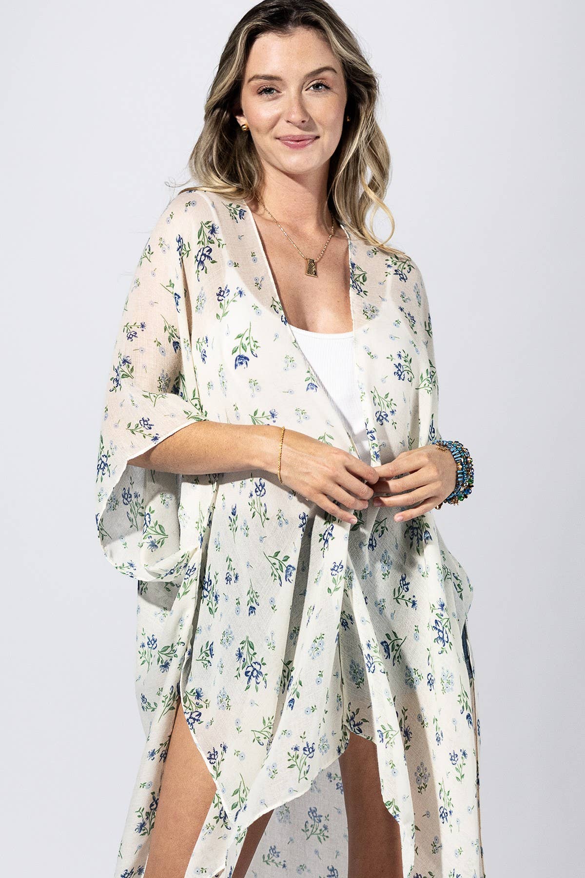 Ditsy Meadow Kimono