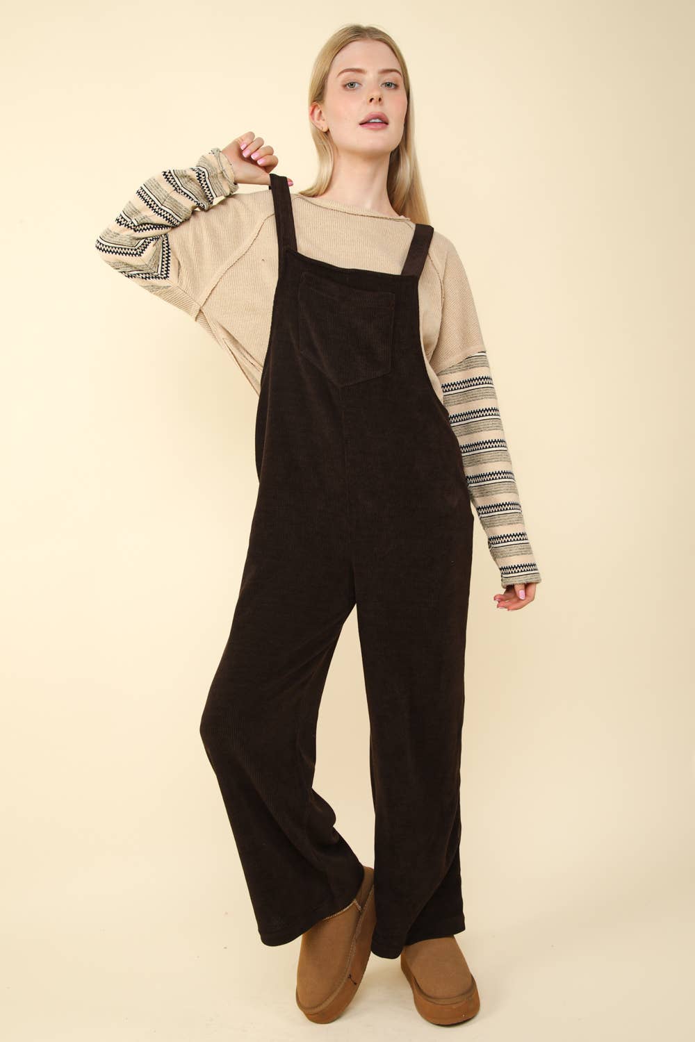 Corduroy Overall Jumpsuit