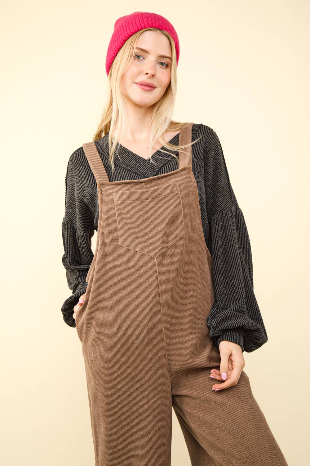 Corduroy Overall Jumpsuit