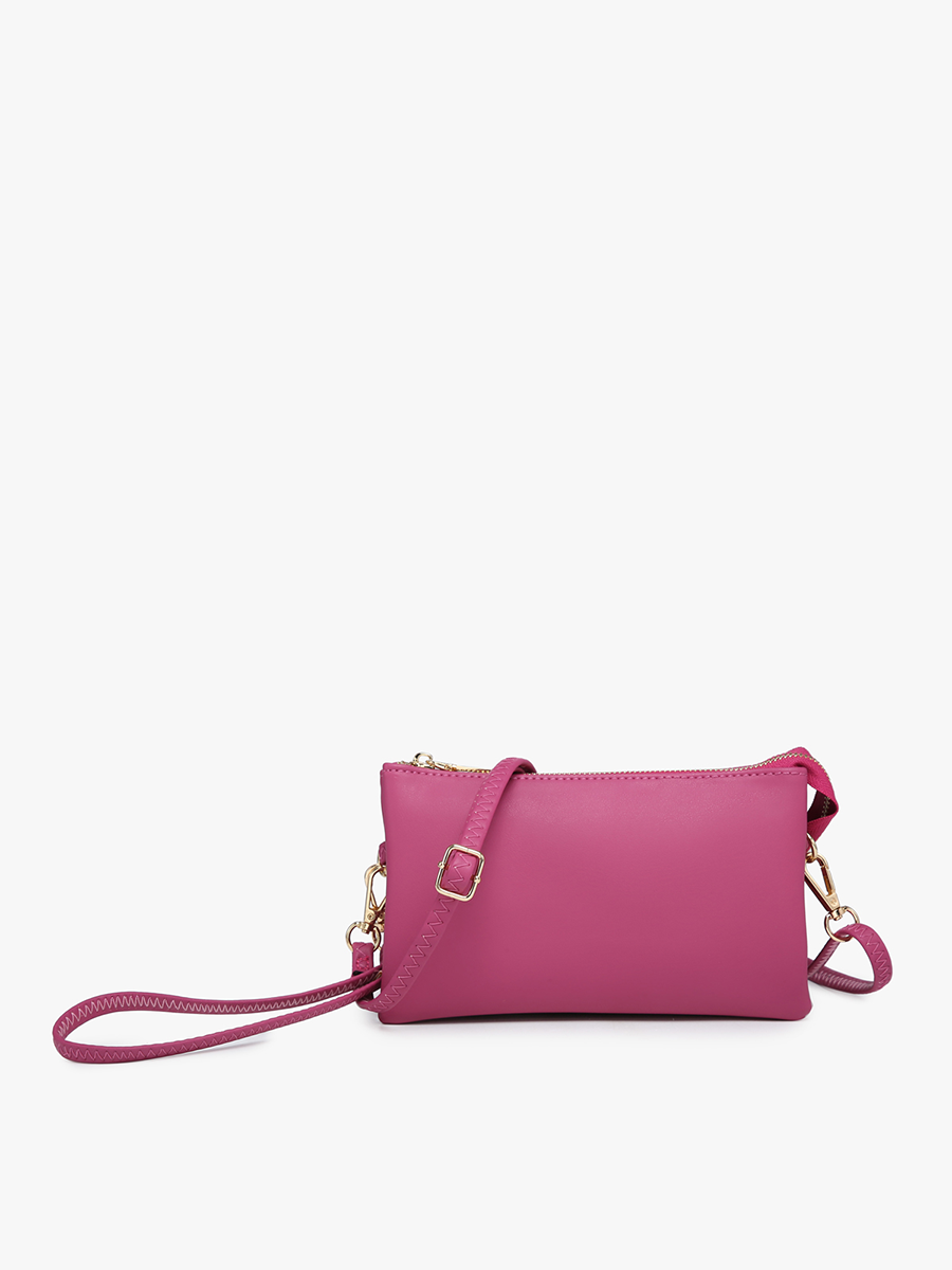 Riley Monogrammable 3 Compartment Crossbody/Wristlet