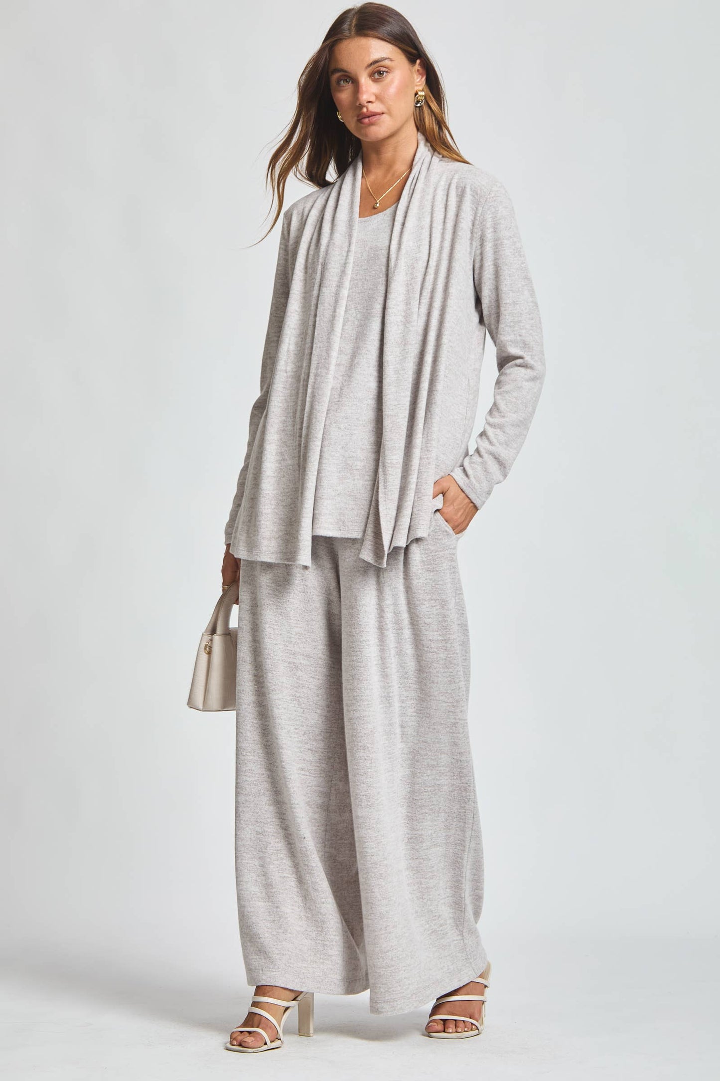 3 Piece Set Tank + Cardigan  Pants