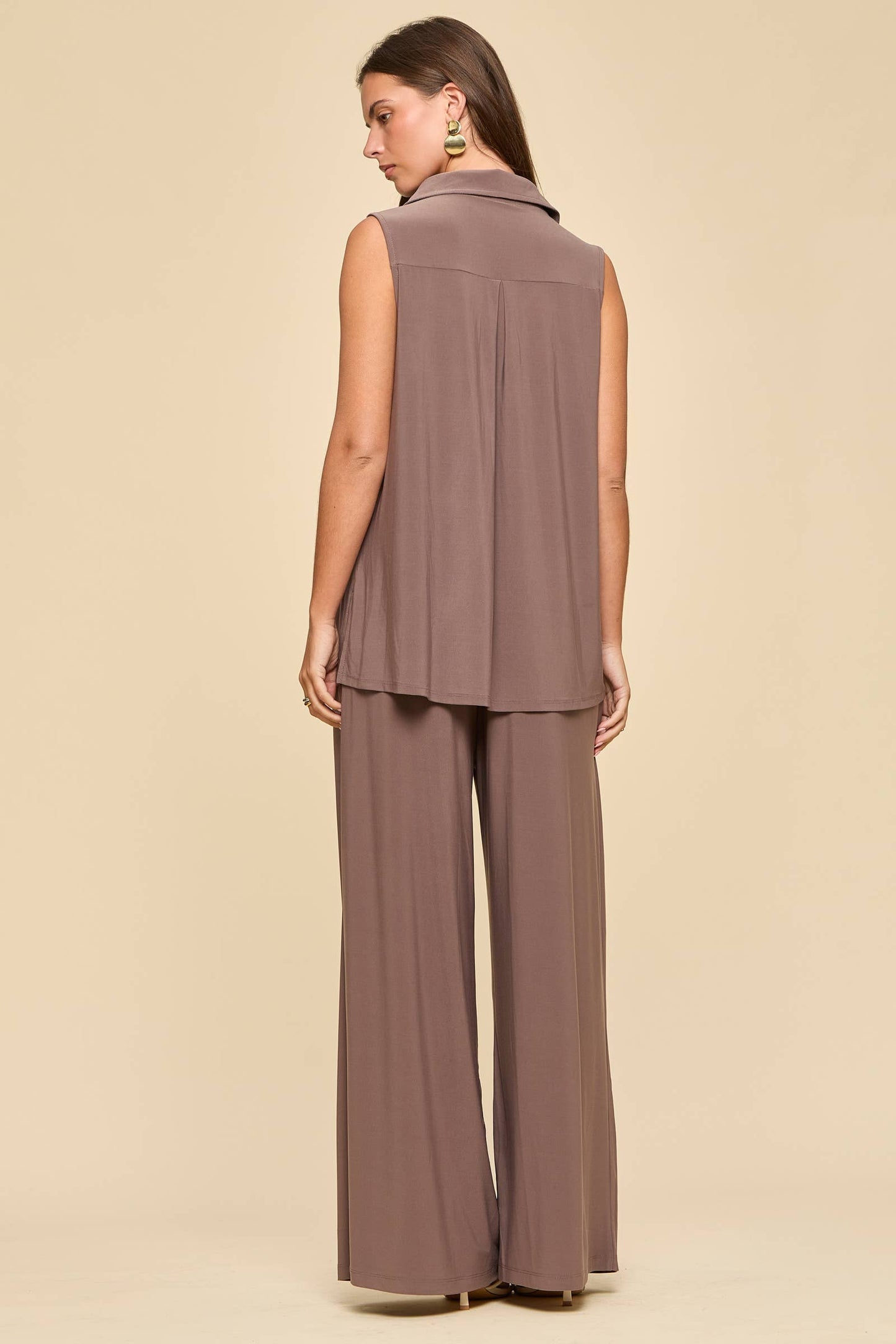 2-Piece Tank + Relaxed Pants Resort Wear Set